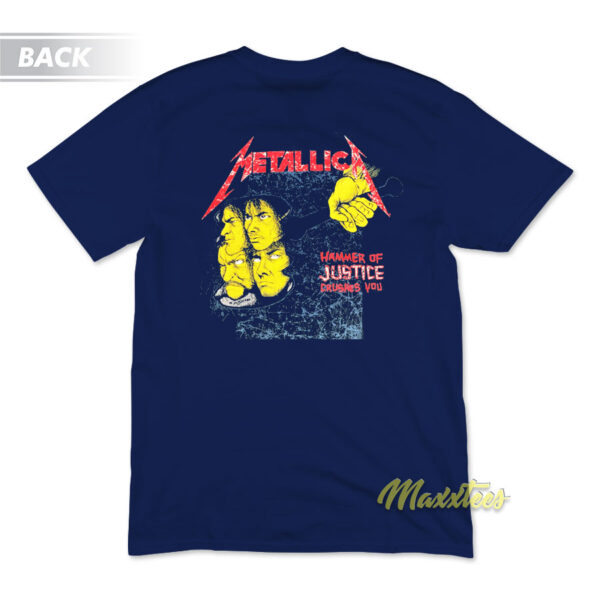 Metallica Hammer of Justice Crushes You T-Shirt