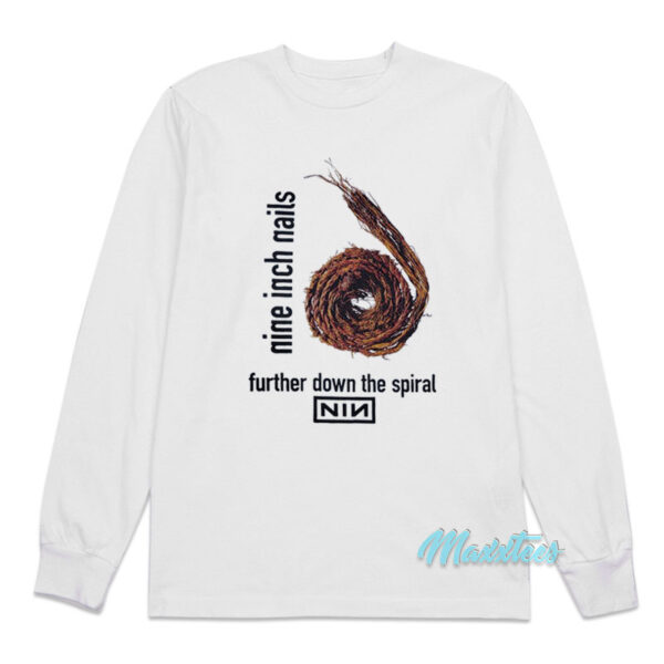 Nine Inch Nails Further Down The Spiral Long Sleeve Shirt