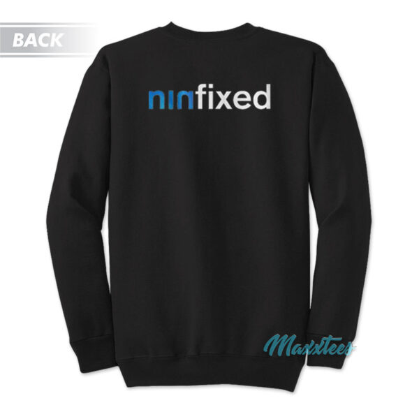 Nine Inch Nails NIN Fixed Sweatshirt