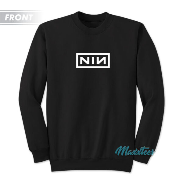 Nine Inch Nails NIN Logo Closer Downward Spiral Sweatshirt