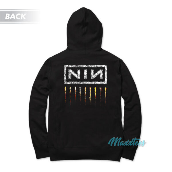 Nine Inch Nails NIN Logo Downward Spiral Hoodie