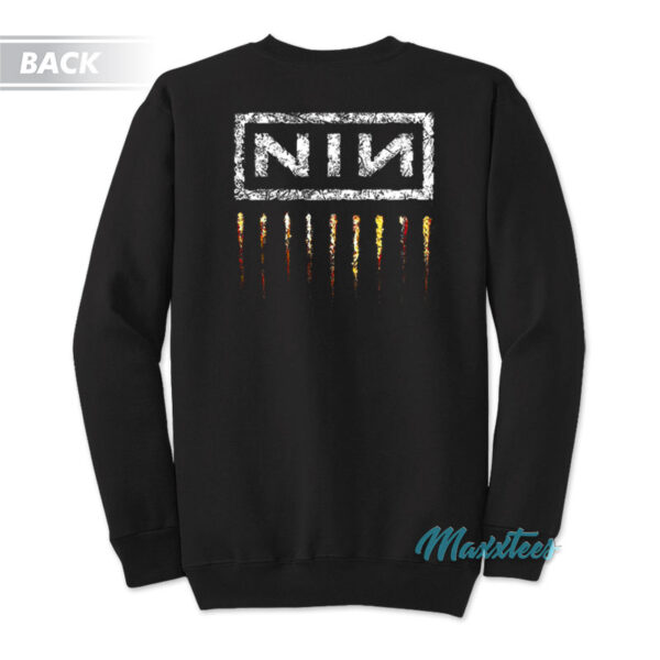 Nine Inch Nails NIN Logo Downward Spiral Sweatshirt