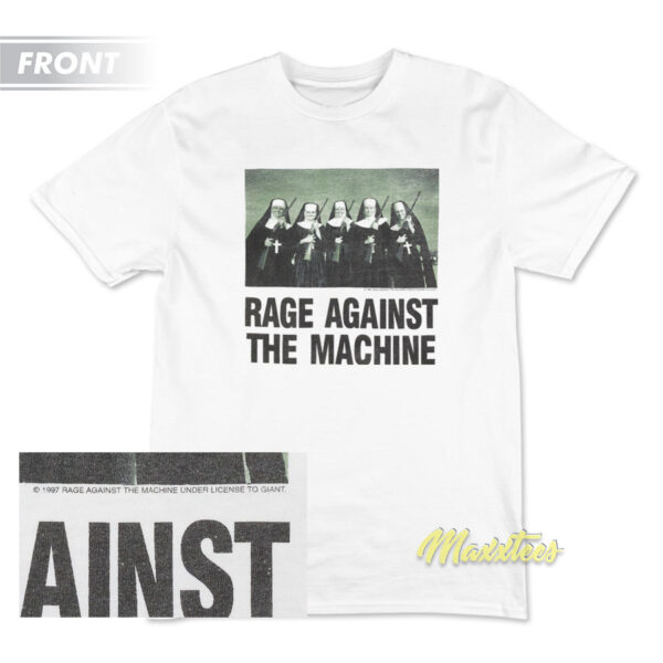 Rage Against The Machine Nuns With Guns 1997 T-Shirt