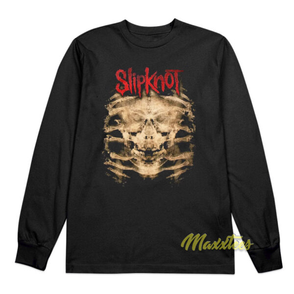 Slipknot X-Ray Skull Long Sleeve Shirt
