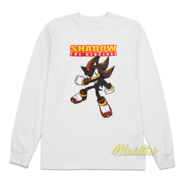 Sonic Hedgehog Shadow Long Sleeve Shirt