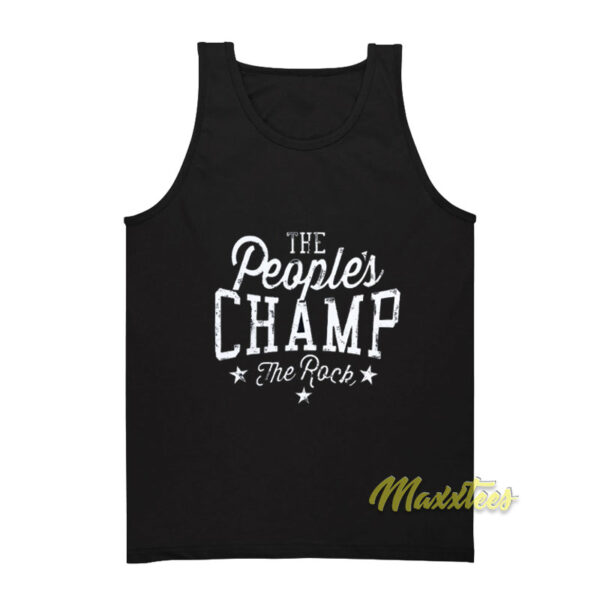 The Rock The Peoples Champ Tank Top