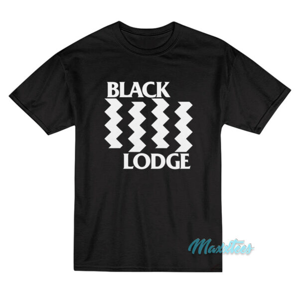 Twin Peaks Black Lodge Black Flag T-Shirt