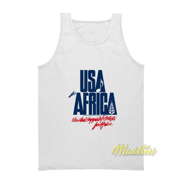 USA for Africa Tank Top