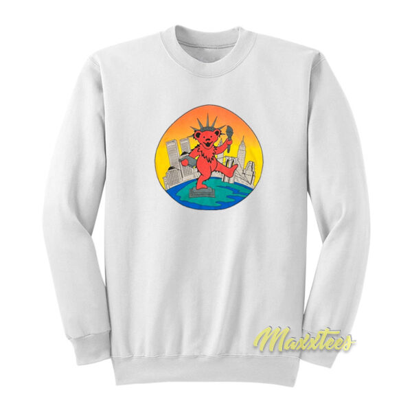 Vintage 90s Grateful Dead NYC Bear Liberty Sweatshirt