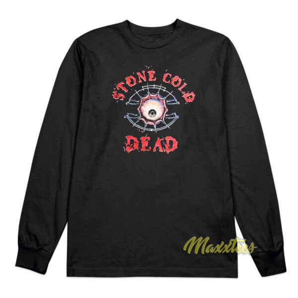 Wrestling Stone Cold Cropped Long Sleeve Shirt