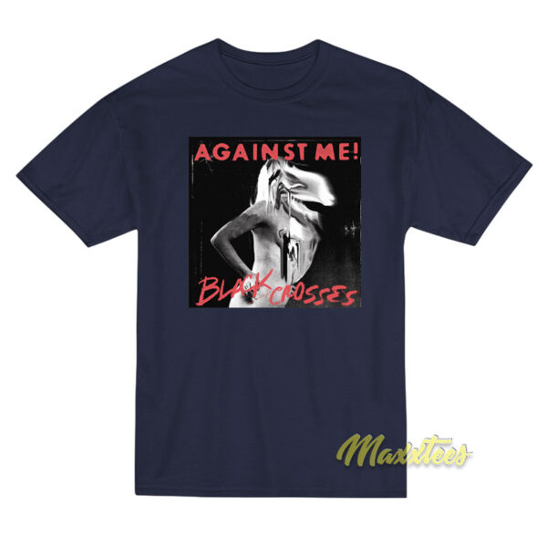 Against Me Black Crosses Cover T-Shirt