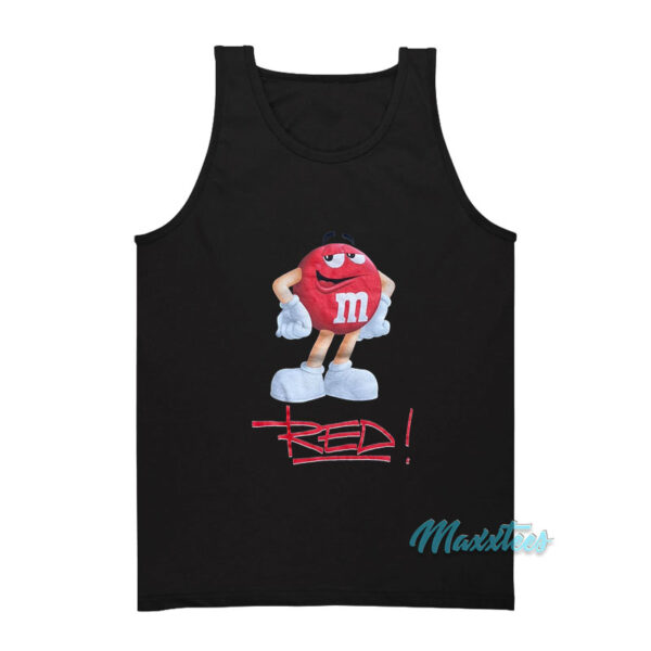 Waterparks Awsten Knight Red M&M Tank Top