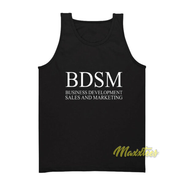BDSM Business Development Sales and Marketing Tank Top