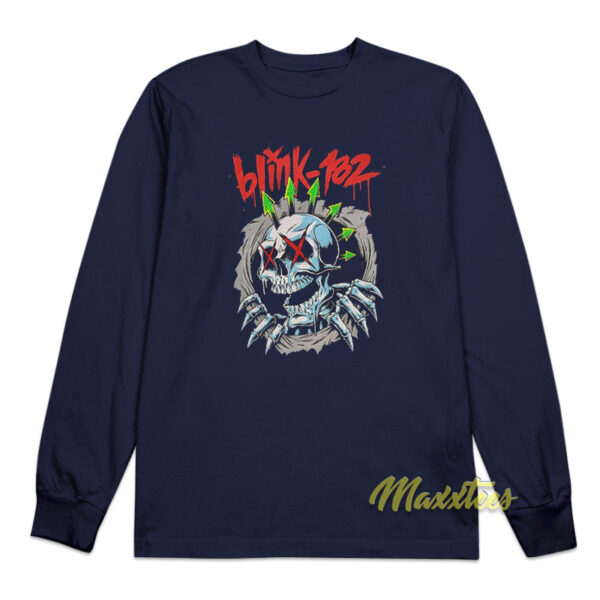 Blink 182 Skull Long Sleeve Shirt