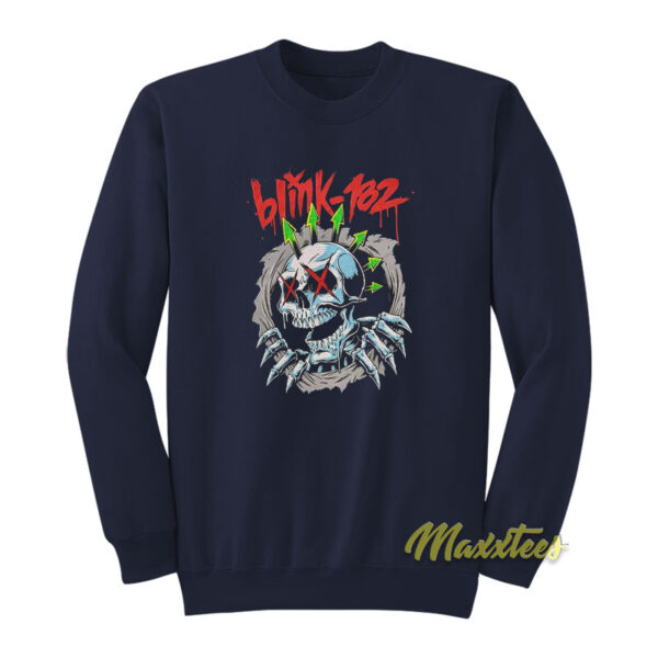 Blink 182 Skull Sweatshirt