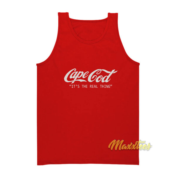 Cape Cod It's The Real Thing Coca Cola Tank Top