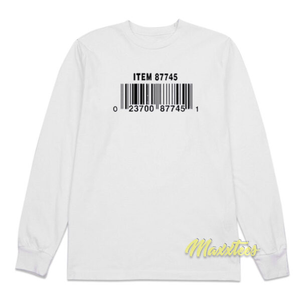 Item 87745 Barcode Long Sleeve Shirt