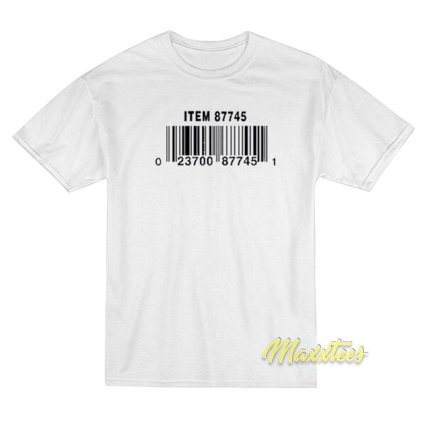 Item 87745 Barcode T-Shirt