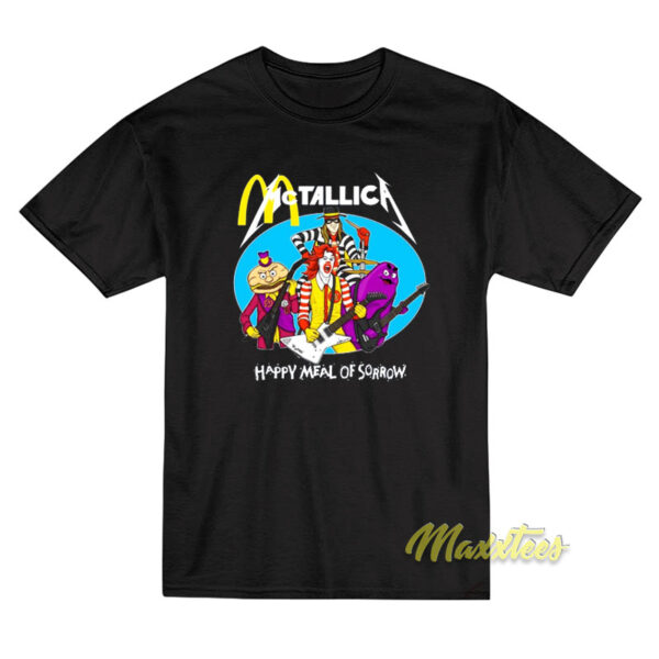 McDonald's Metallica Happy Meal Of Sorrow T-Shirt