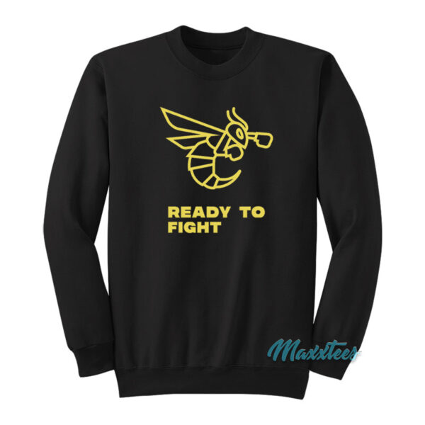 Mike Tyson Ready To Fight Bee Logo Sweatshirt