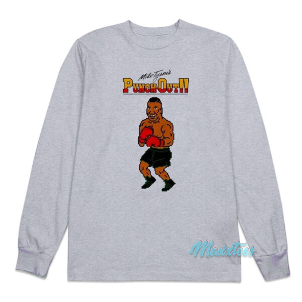 Mike Tyson's Punch Out Video Game Long Sleeve Shirt