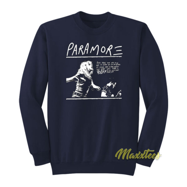 Paramore Start A Riot Sweatshirt