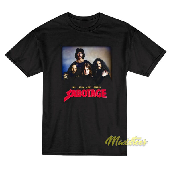 Sabotage Black Sabbath T-Shirt