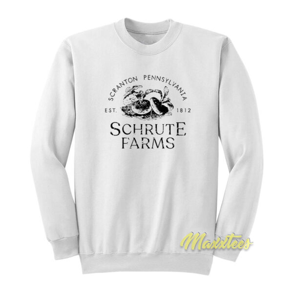Scranton Pennisylania Schrute Farms 1812 Sweatshirt