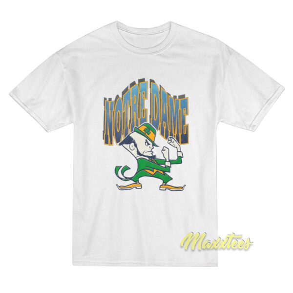 Vintage Notre Dame Fighting Irish Mascot T-Shirt