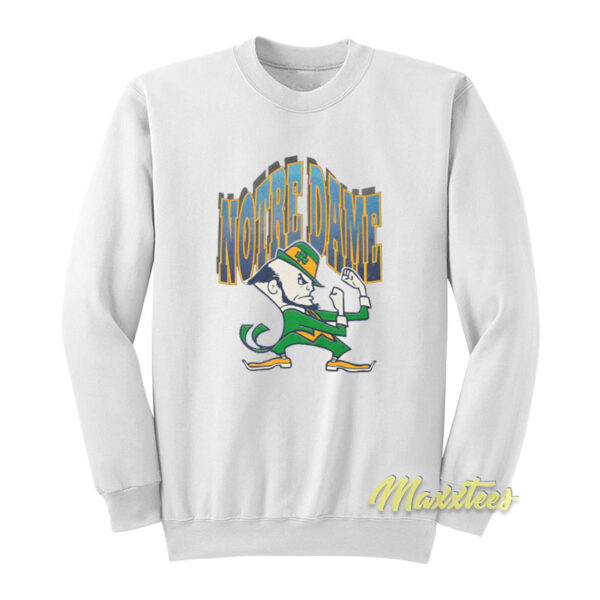 Vintage Notre Dame Fighting Irish Mascot Sweatshirt