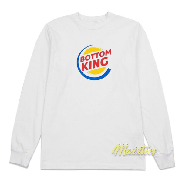 Bottom King Parody Gay Long Sleeve Shirt