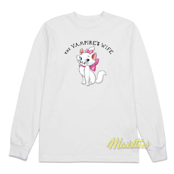 Marie Cat Vampire Long Sleeve Shirt