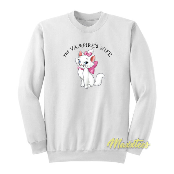 Marie Cat Vampire Sweatshirt