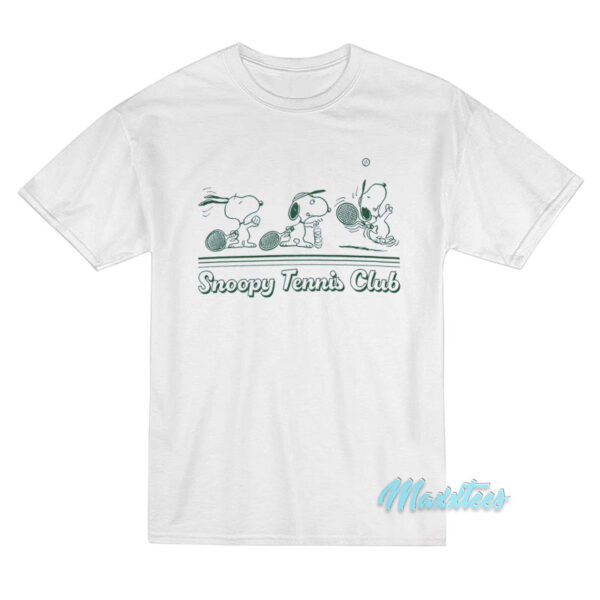 Peanuts Snoopy Tennis T-Shirt