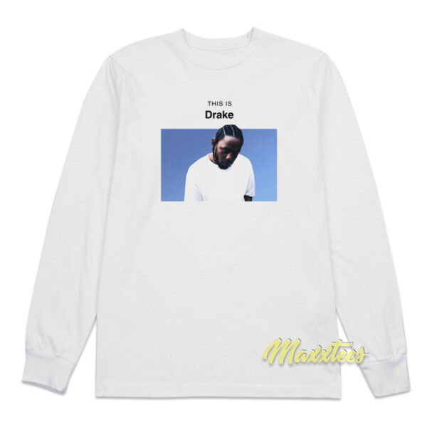 This is Drake Kendrick Lamar Mugshot Long Sleeve Shirt
