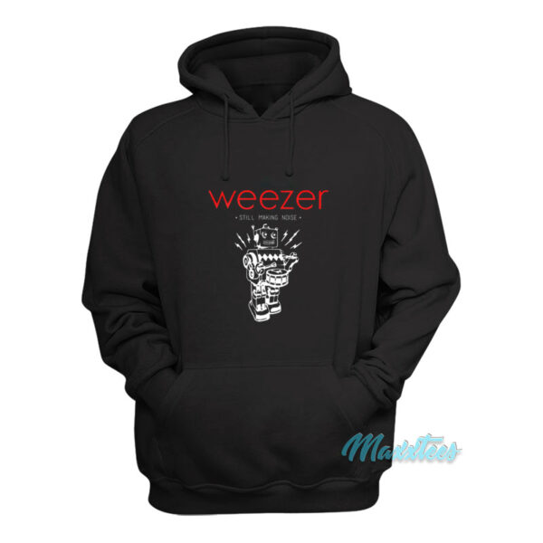 Weezer Still Making Noise Robot Hoodie