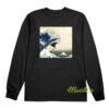 The Great Wave off Kanagawa Sharks Long Sleeve Shirt